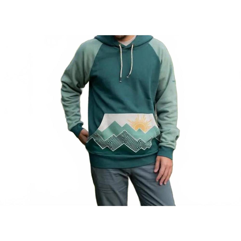 NEW HAPPY EARTH peak experience hoodie in green